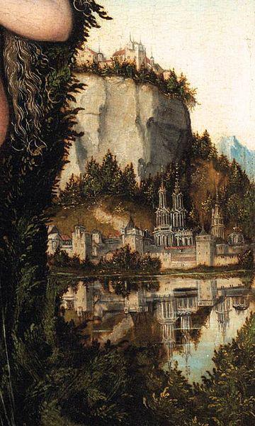 Lucas Cranach Venus Standing in a Landscape China oil painting art